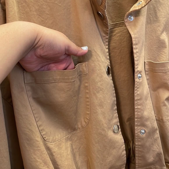 Tan jacket by Eloquii. Size 18 - Picture 8 of 8